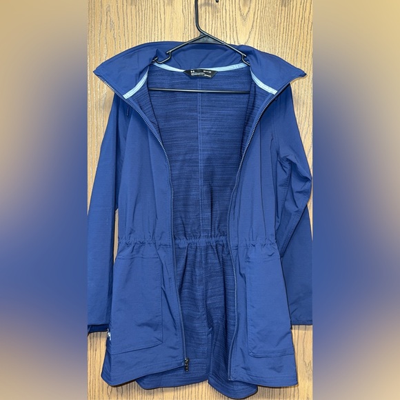 Notre Dame Women Size Small Fighting Irish Under Armour Jacket Navy - Picture 5 of 7